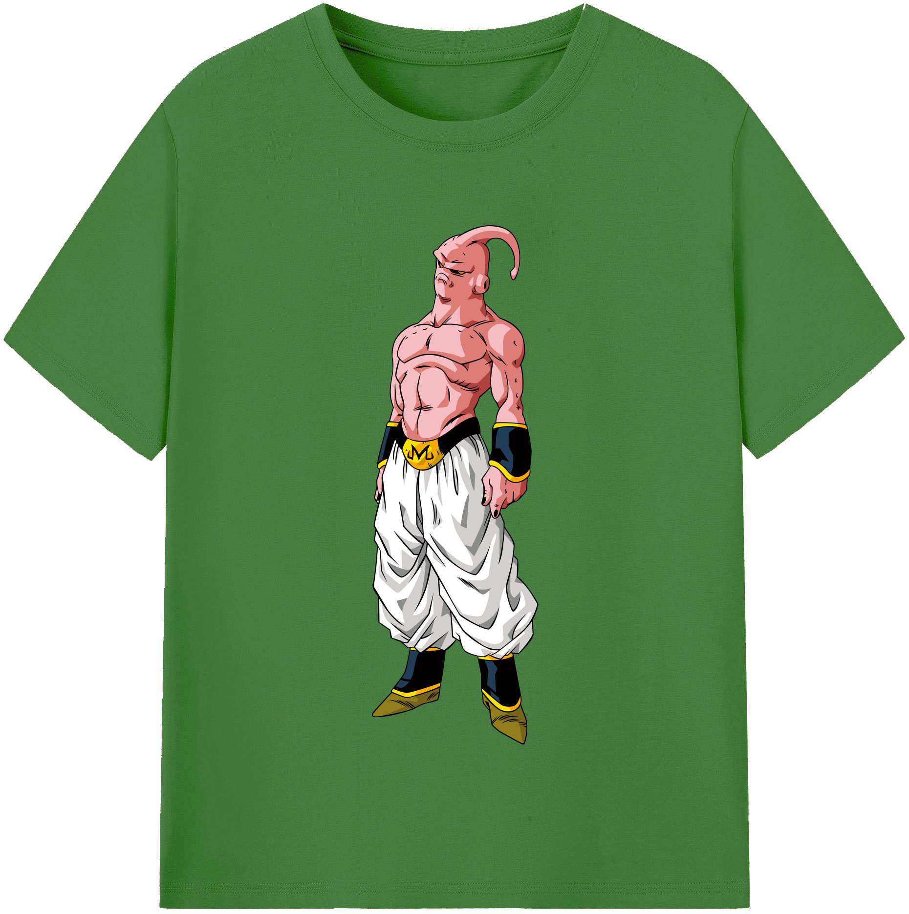 （画像用） ドラゴンボール 魔人ブウ DRAGON BALL Majin Buu レディースカジュアルプリントTシャツ（綿100％）